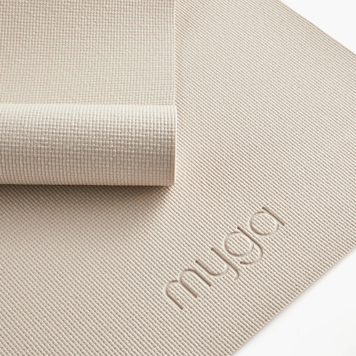 MYGA yogamåtte sand close-up
