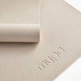 MYGA yogamåtte sand close-up
