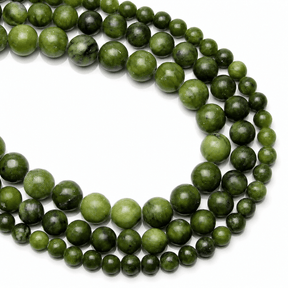 Nefrit Jade | Krystal Perler | 6 mm | 8 mm
