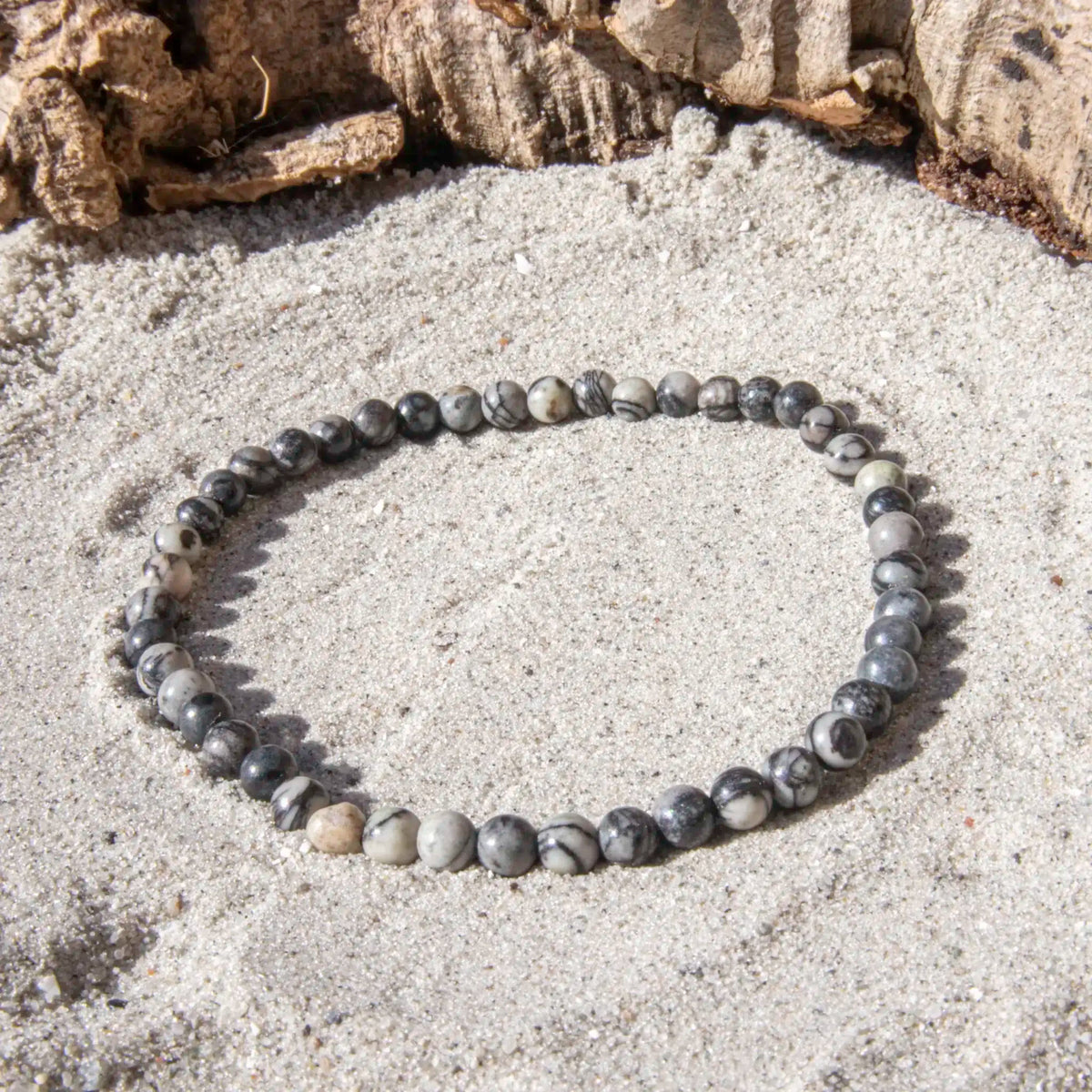 Picasso Jaspis armbånd 4 mm