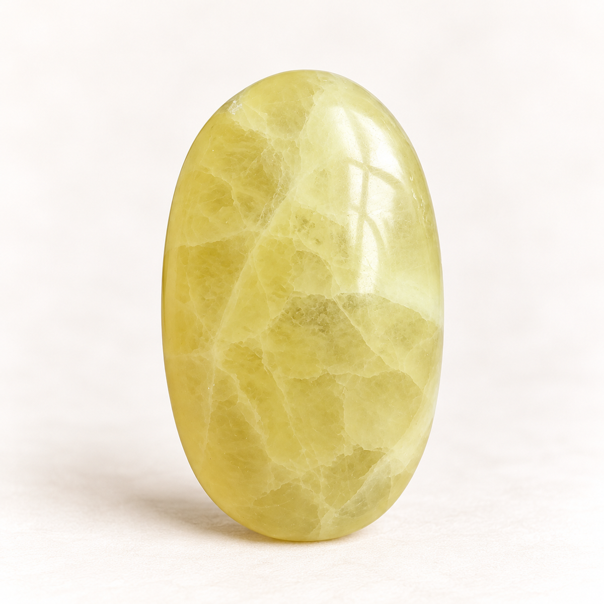 Citroncalcit | Gul Calcit | Håndsten | Ca. 6-7 cm | Vælg Din Sten