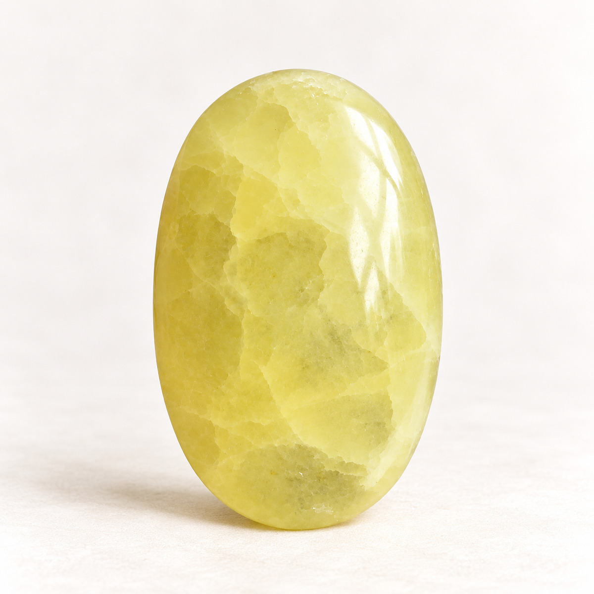 Citroncalcit | Gul Calcit | Håndsten | Ca. 6-7 cm | Vælg Din Sten