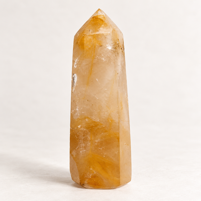 Golden Healer | Kvarts Tårn | Ca. 5-9 cm | Madagaskar | Vælg Dit Tårn