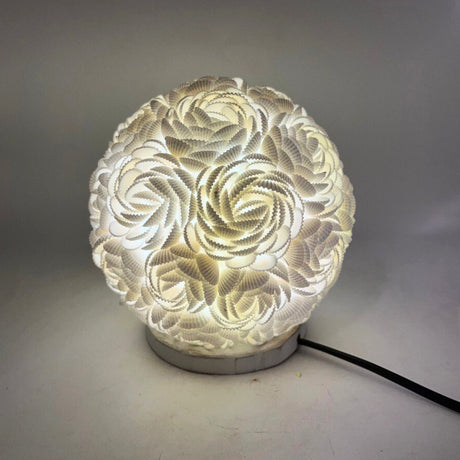 Rose Globus | Boho Musling Lampe | 15 cm. 2