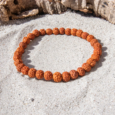 Rudrashka Frø armbånd 6 mm