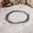 Snefnug Obsidian armbånd 4 mm