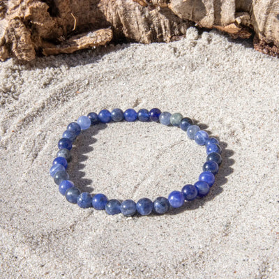 Sodalit armbånd til børn 4 mm