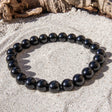 Sort Onyx armbånd 8 mm