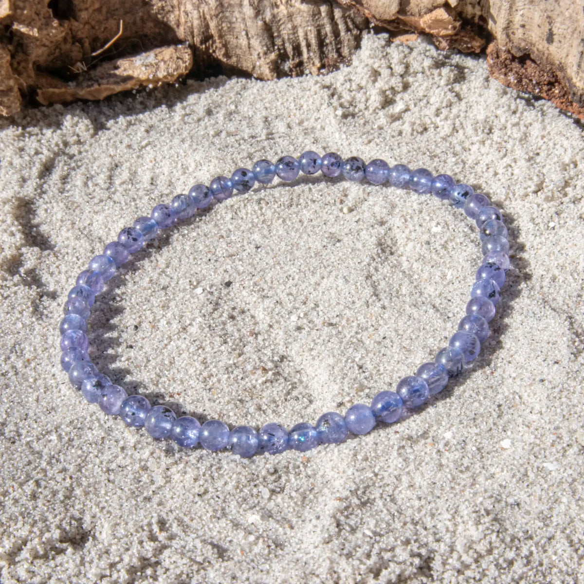 Tanzanit armbånd 4 mm