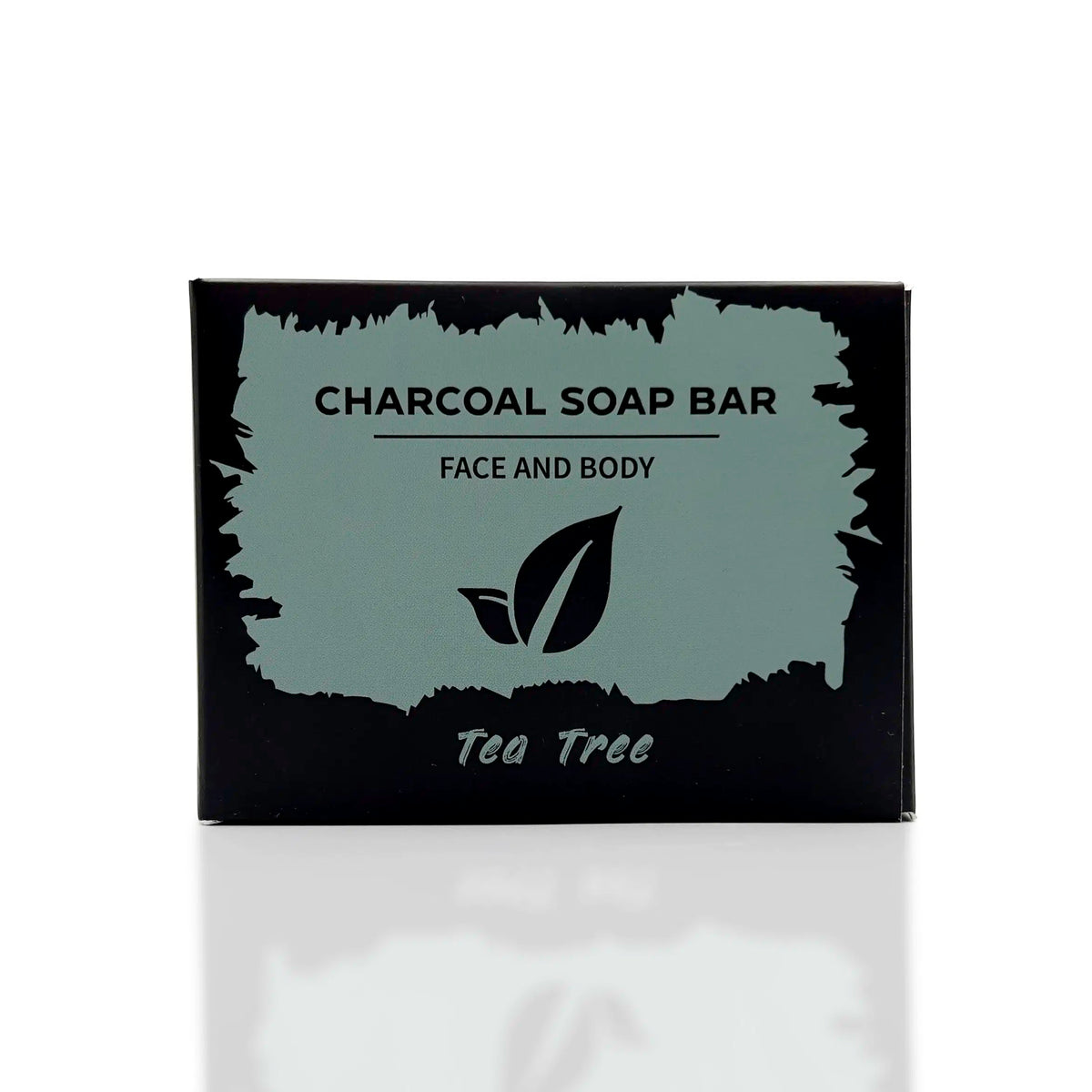 Tea Tree aktivt kul detox sort sæbe bar