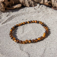 Tigerøje armbånd til børn 4 mm