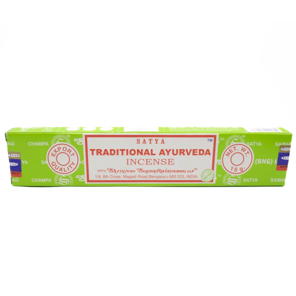 Traditional ayurveda røgelsespinde fra Satya