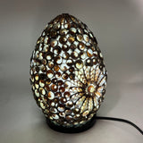 Twist Oval | Boho Musling Lampe | 20 cm.