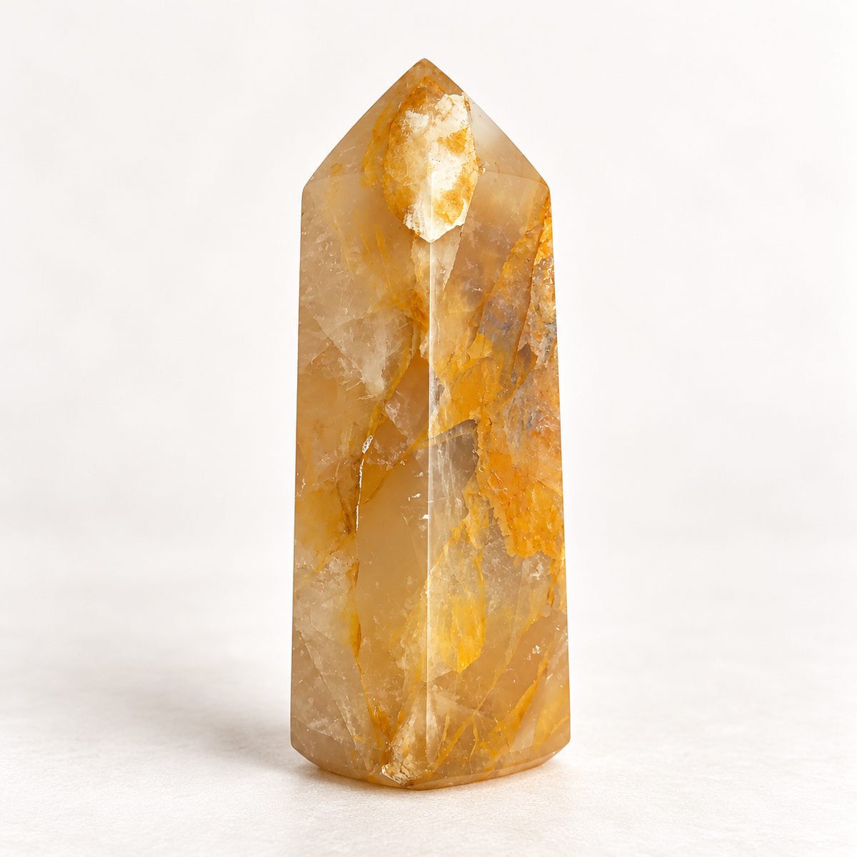 Golden Healer | Kvarts Tårn | Ca. 5-9 cm | Madagaskar | Vælg Dit Tårn