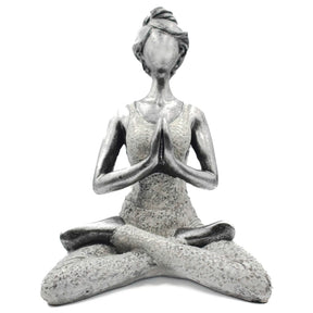Yoga Pynt Sølv og Hvid