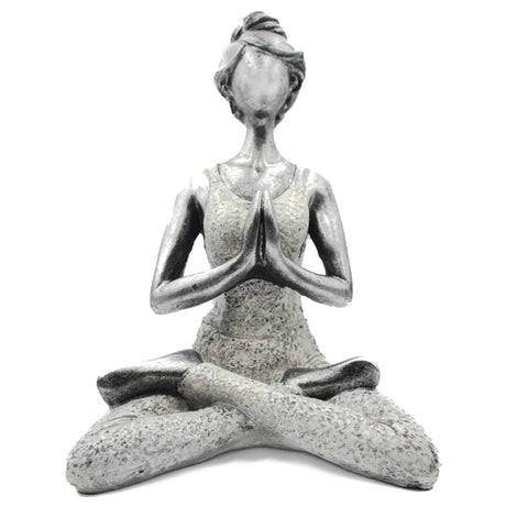 Yoga Pynt Sølv og Hvid