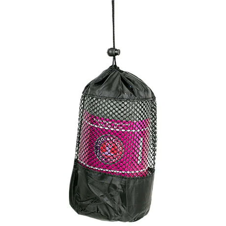 Yogi & Yogini yoga håndklæde med silikone dutter | Grå | 183x65-3