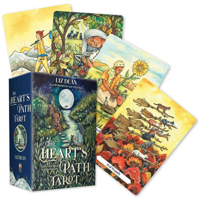 The Heart's Path Tarot | Tarotkort | 78 Kort | Liz Dean