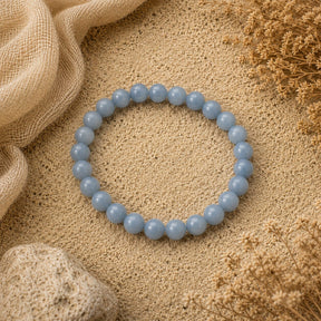 angelit 8 mm krystal armbånd