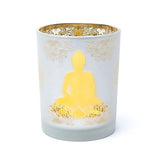 buddha guld fyrfadsstage
