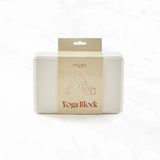 creme MYGA yoga blok set forfra
