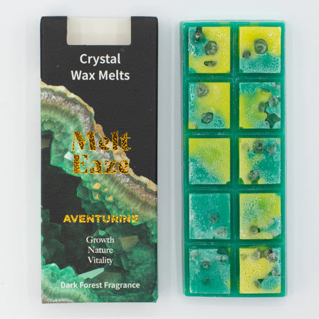 dark forest aventurin krystal wax melts