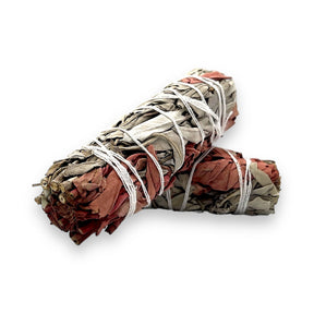 hvid salvie og dragon blood smudge