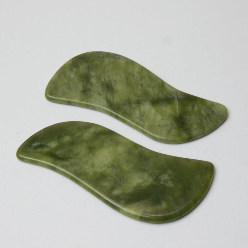 grøn gua sha jade redskab