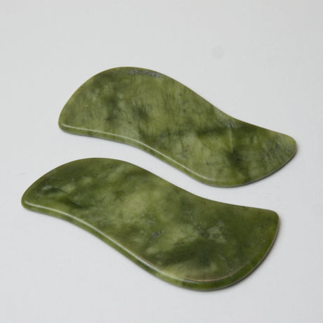 grøn gua sha jade redskab