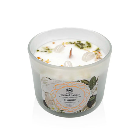 jasmin bjergkrystal Aromaterapi Krystal Duft Lys