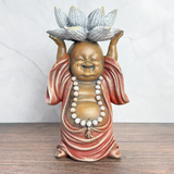 lotus munk statue