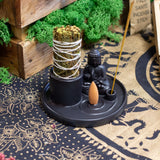 mat sort buddha smudge palo santo holder