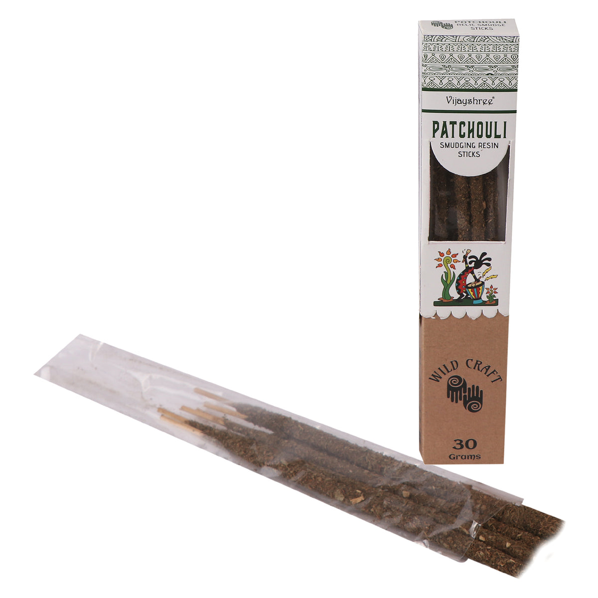 patchouli resin smudge røgelsespinde