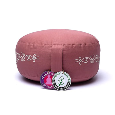 pink lotus meditationspude hank og ØKO mærke