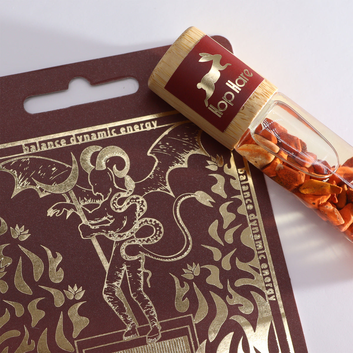 The Devil | Rød Jaspis | Tarot | Æterisk Olie | Roll On