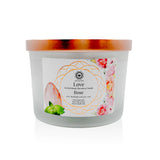 rose rosakvarts Aromaterapi Krystal Duft Lys