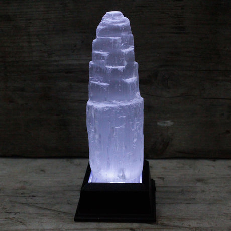 selenit tårn 15 cm UV lys