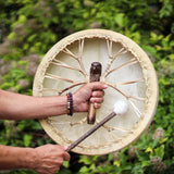 shaman tromme spirit of the eagle set bagfra med ørnen