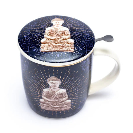 te kop te krus buddha med låg