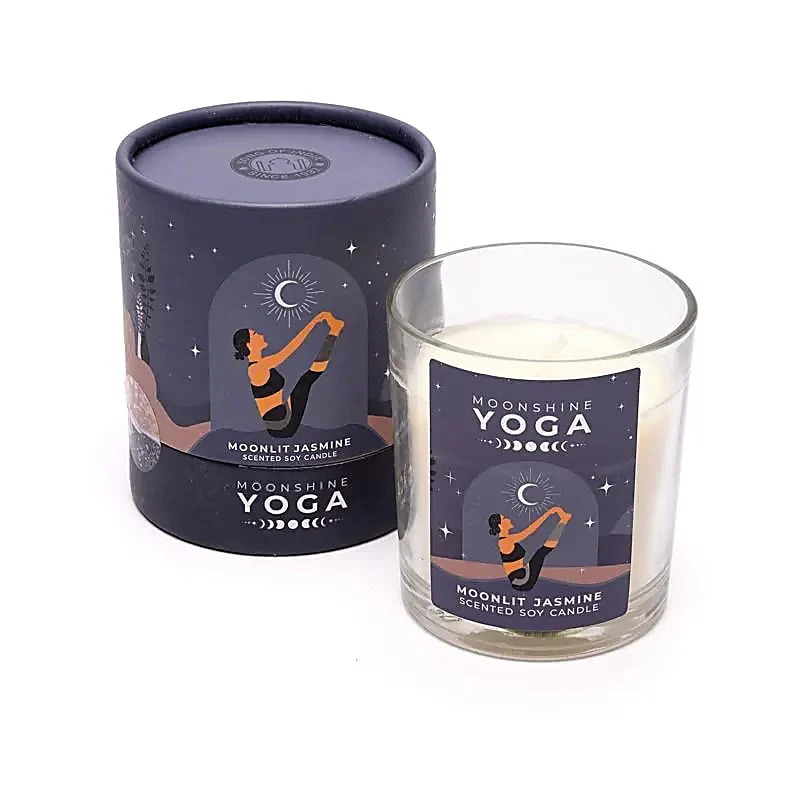 Moonlit Jasmine | Moonshine | Yoga | Duftlys | 20 Timers Brændetid