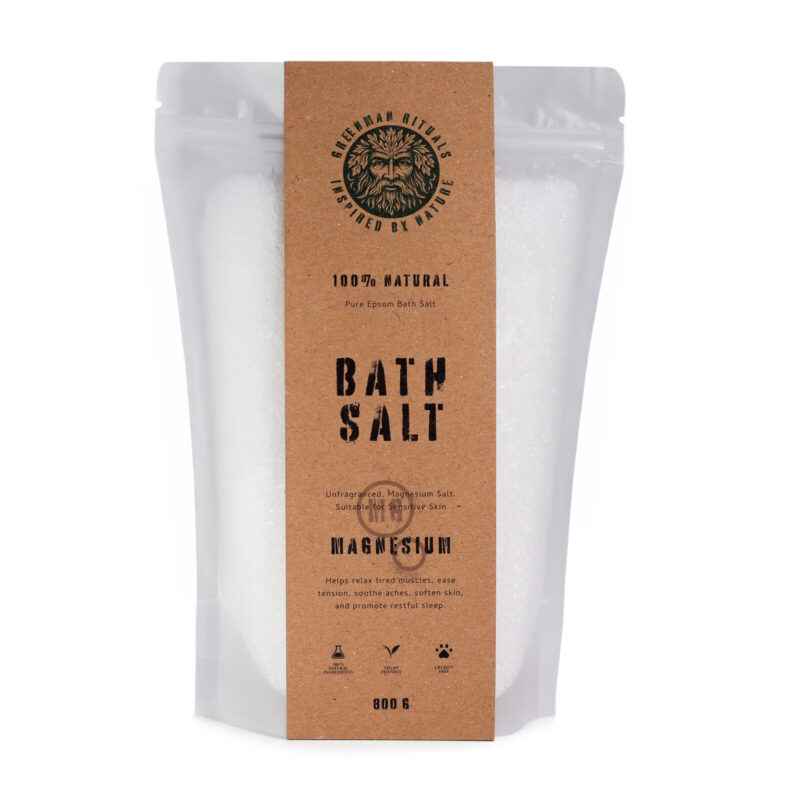Ren Epsom Salt | Lav Dit Eget Badesalt | Greenman Rituals | 800 gram
