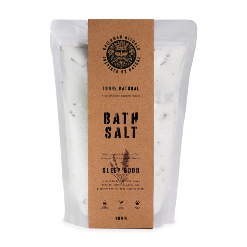 Sleep Good | Lavendel | Badesalt | Greenman Rituals | 800 gram